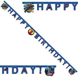 Spiderman Team Up Happy Birthday Banner
