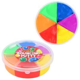 Bouncing Putty i 6 Farger 60g
