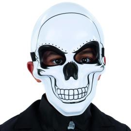 Hvit Hodeskallemaske Barn
