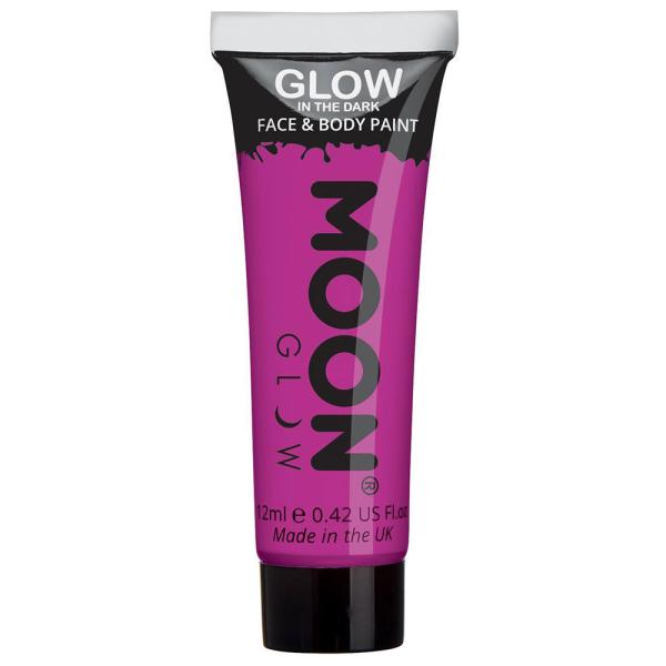 Moon Glow Glow in the Dark Kropps- & Ansiktsfarge Lilla