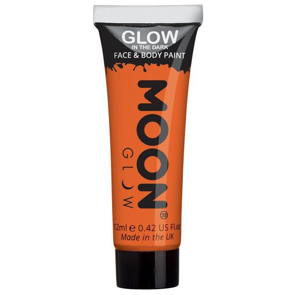 Moon Glow Glow in the Dark Kropps- & Ansiktsfarge Oransje