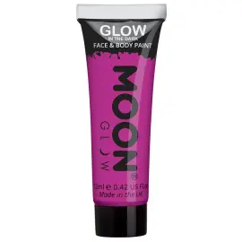 Moon Glow Glow in the Dark Kropps- & Ansiktsfarge Lilla