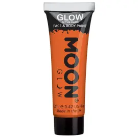 Moon Glow Glow in the Dark Kropps- & Ansiktsfarge Oransje