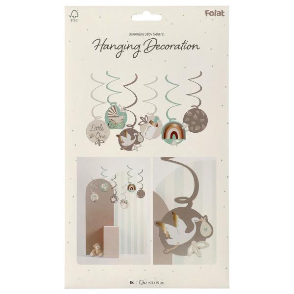 Hengende Dekorasjoner Little One 6-pakning