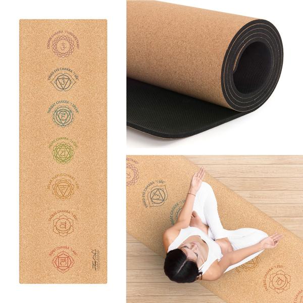 Kork Yogamatte med Bærerem