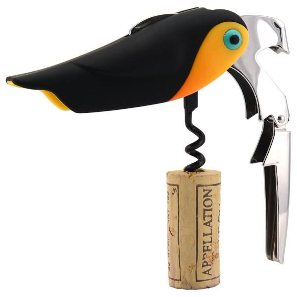 Vin- og Flaskeåpner Fugl