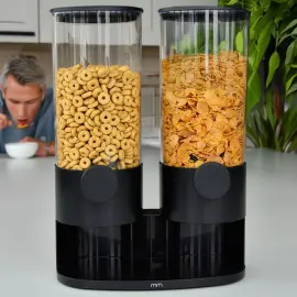 Flingdispenser Dobbel Svart