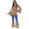 Kostyme Hippie Blomstrete