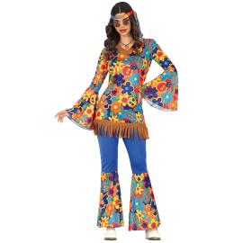 Kostyme Hippie Blomstrete