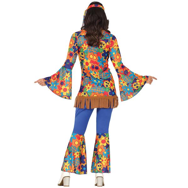 Kostyme Hippie Blomstrete
