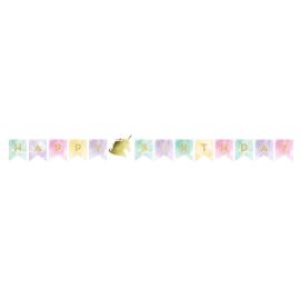 Happy Birthday Girlander Unicorn Sparkle