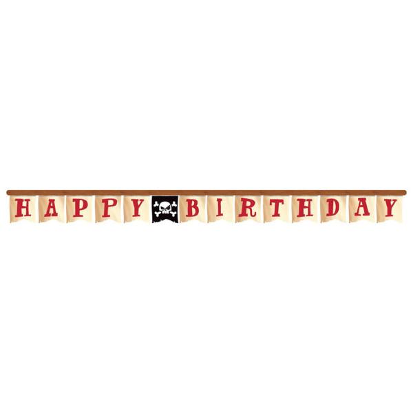 Happy Birthday Girlander Pirate Treasure
