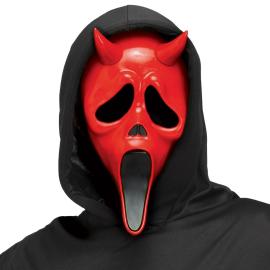 Ghostface Maske Djevel R&oslash;d