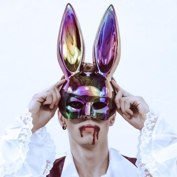 Mørk Iriserende Kaninmaske