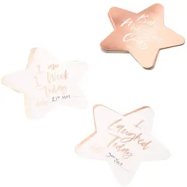 Baby Milestones Cards Rosegull