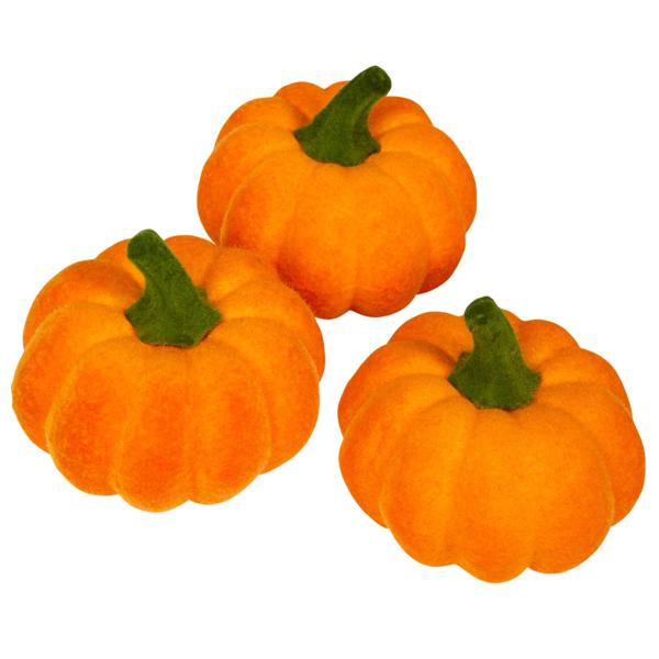 Gresskar Dekorasjon Oransje 3-pakning