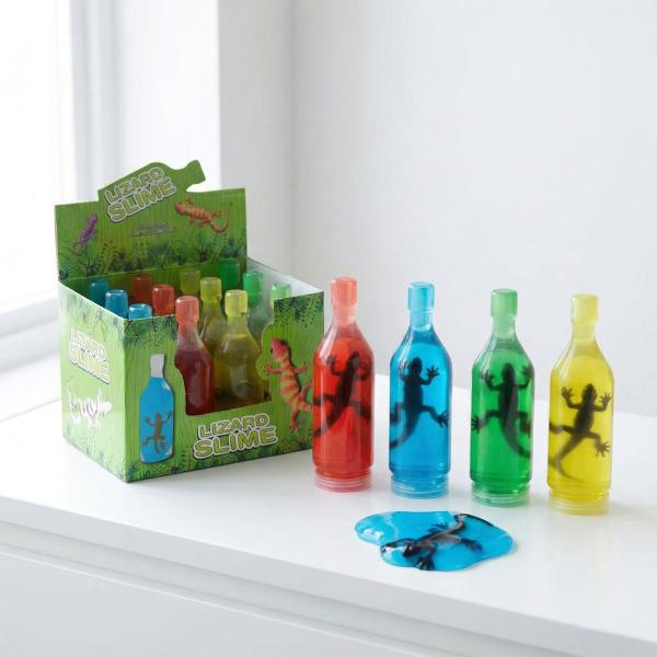 Flaske med Slime og Øgle 100 g