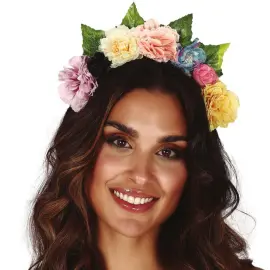 H&aring;rb&oslash;yle med Lyse Blomster & Blader