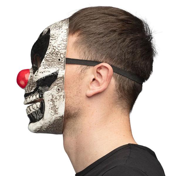 Skummel Klovnemaske med Bevegelig Kjeve