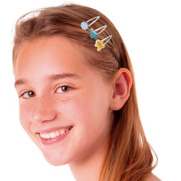 Hårspenner med Julemotiv 6-pakning