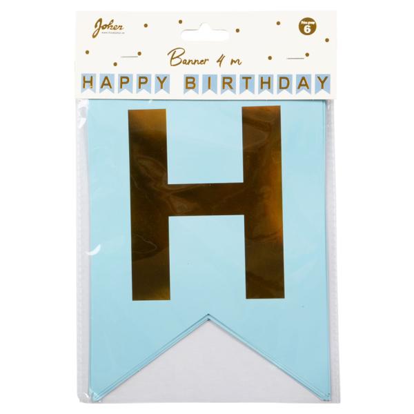 Happy Birthday Flaggirlander Blå