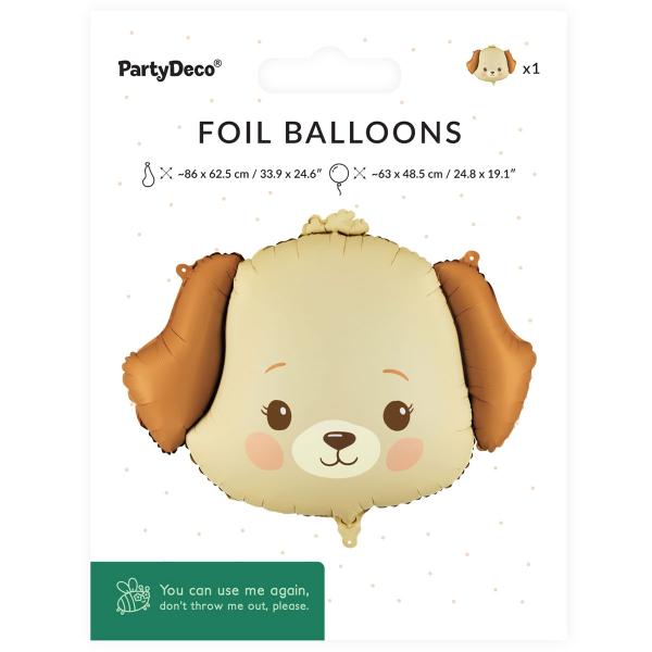 Folieballong Hund 63 x 48,5 cm