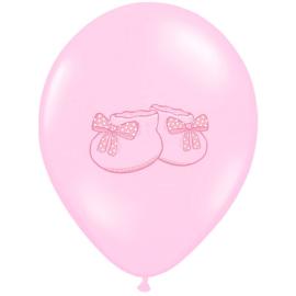 Baby Shower Ballonger Babysokker Rosa