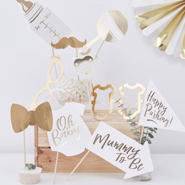 Baby Shower Foto Props Oh Baby