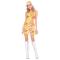 1960's Flower Power Kjole M