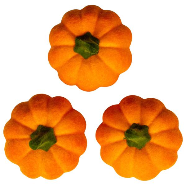Gresskar Dekorasjon Oransje 3-pakning