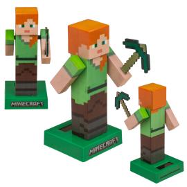 Minecraft Alex Solcellefigur 13 cm