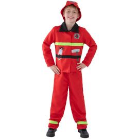Rød Brannmanndrakt Barn