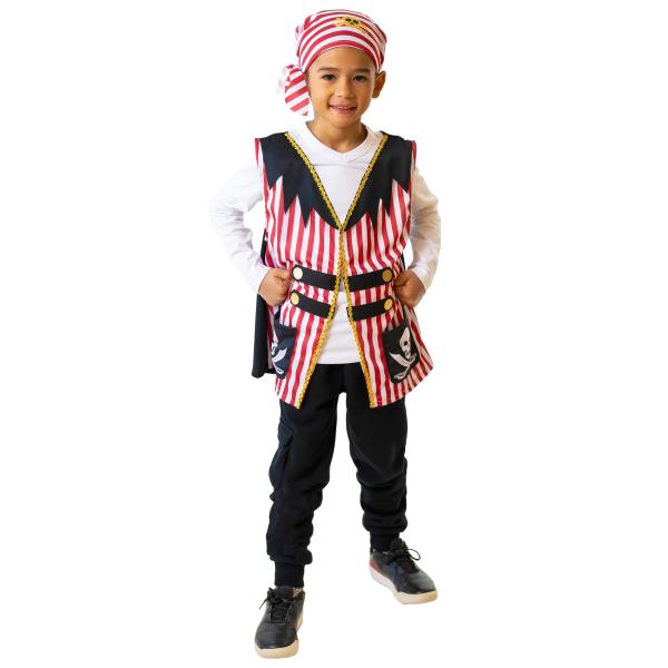 Piratvest med Bandana Barn