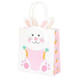 Gavepose Kanin Hvit 12x6x15 cm