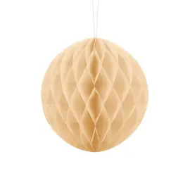 Hengende Honeycomb Lys Krem 20 cm