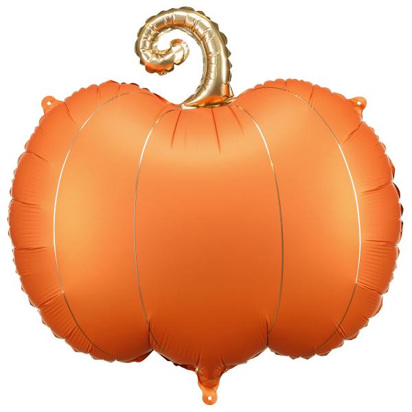 Folieballong Gresskar Oransje/Gull