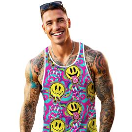 T-skjorte Psykedelisk Smiley