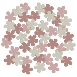 Konfetti Blomster Brunrosa/Gammelrosa/Beige 80-pakning