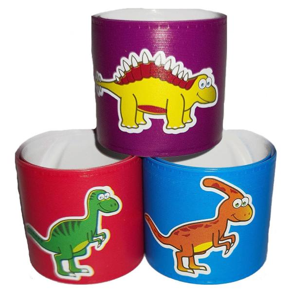 Slap Bracelet Slapwrap Armbånd Dinosaurer