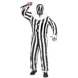 Kostyme Ghostface Klovn Stripete