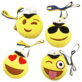 Studentbamse Smiley 8 cm