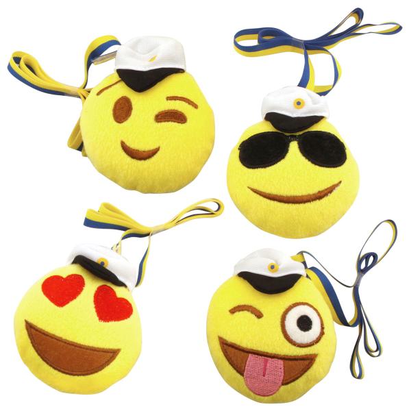 Studentbamse Smiley 8 cm
