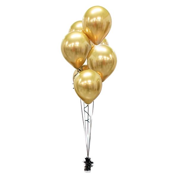 Latexballonger Chrome Gull Platinum