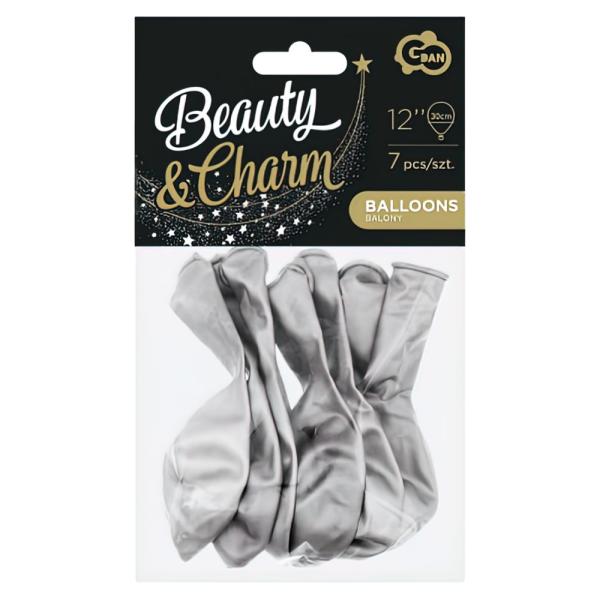 Latexballonger Chrome Sølv Platinum