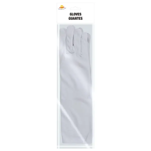 Hvite Hansker 42 cm