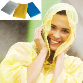 Regnponcho med Hette