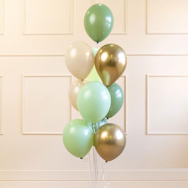 Latexballonger Naturfarget Mix 10-pakning