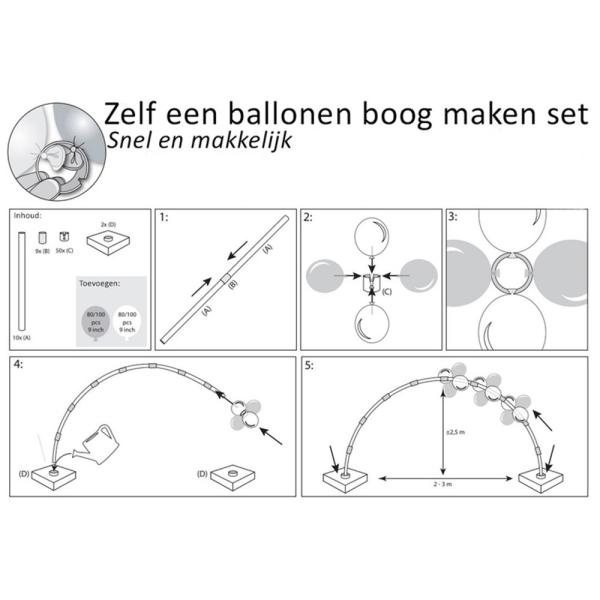 Ballongbue Tilbehørskit