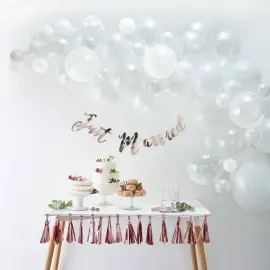 Ballongbue Sett Hvitt