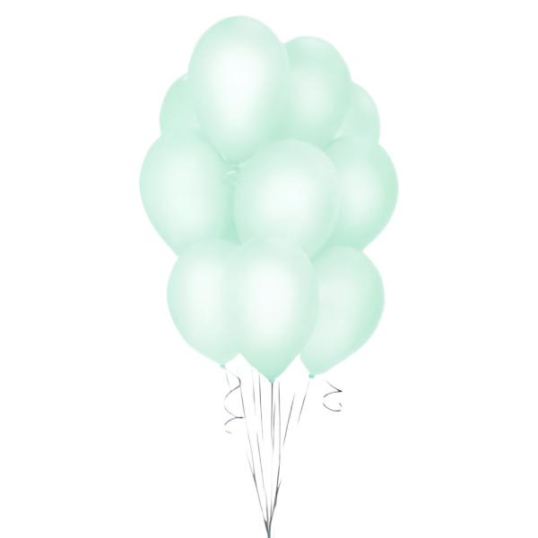 Latexballonger Pastell Mintgrønn